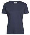 T1451 1451 Tee Jays Ladies Pima Cotton T-Shirt Navy colour image